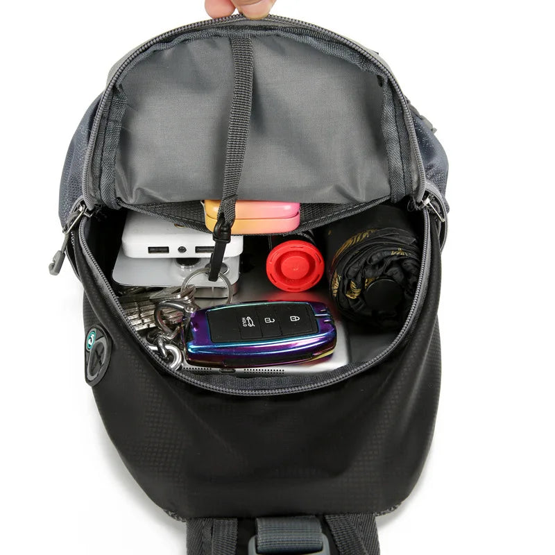 SecurePack Anti-Theft Waterproof Multi-Pocket Shoulder Backpack – Lightweight Crossbody Travel Bag | ventumra