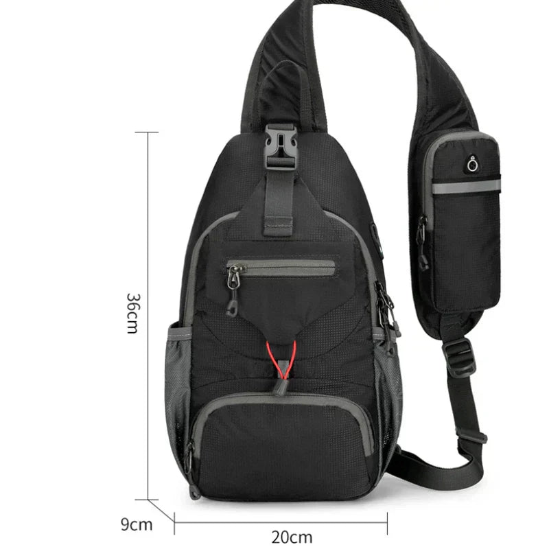 SecurePack Anti-Theft Waterproof Multi-Pocket Shoulder Backpack – Lightweight Crossbody Travel Bag | ventumra