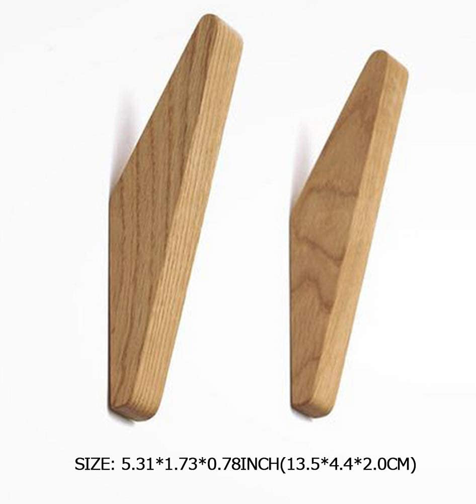Set of Wall Hooks Nordhaak – 6 Minimalist Clothing Hooks Made of Solid Wood | ventumra