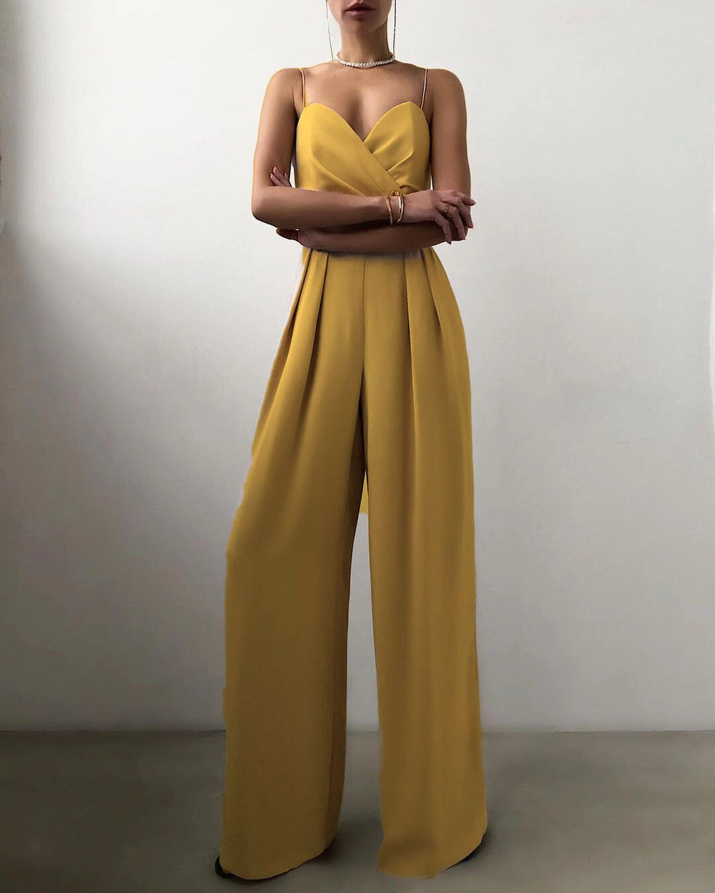 Chic Wide-Leg Culotte Jumpsuit | ventumra