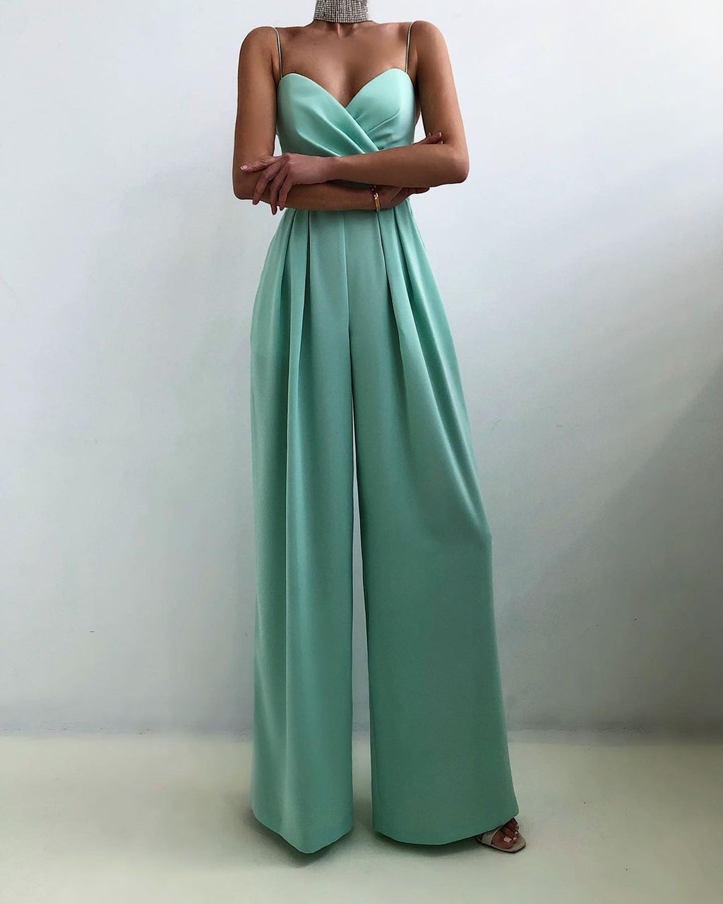 Chic Wide-Leg Culotte Jumpsuit | ventumra