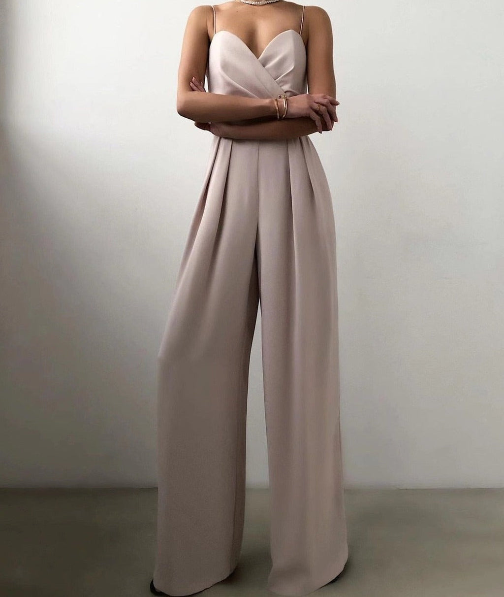 Chic Wide-Leg Culotte Jumpsuit | ventumra
