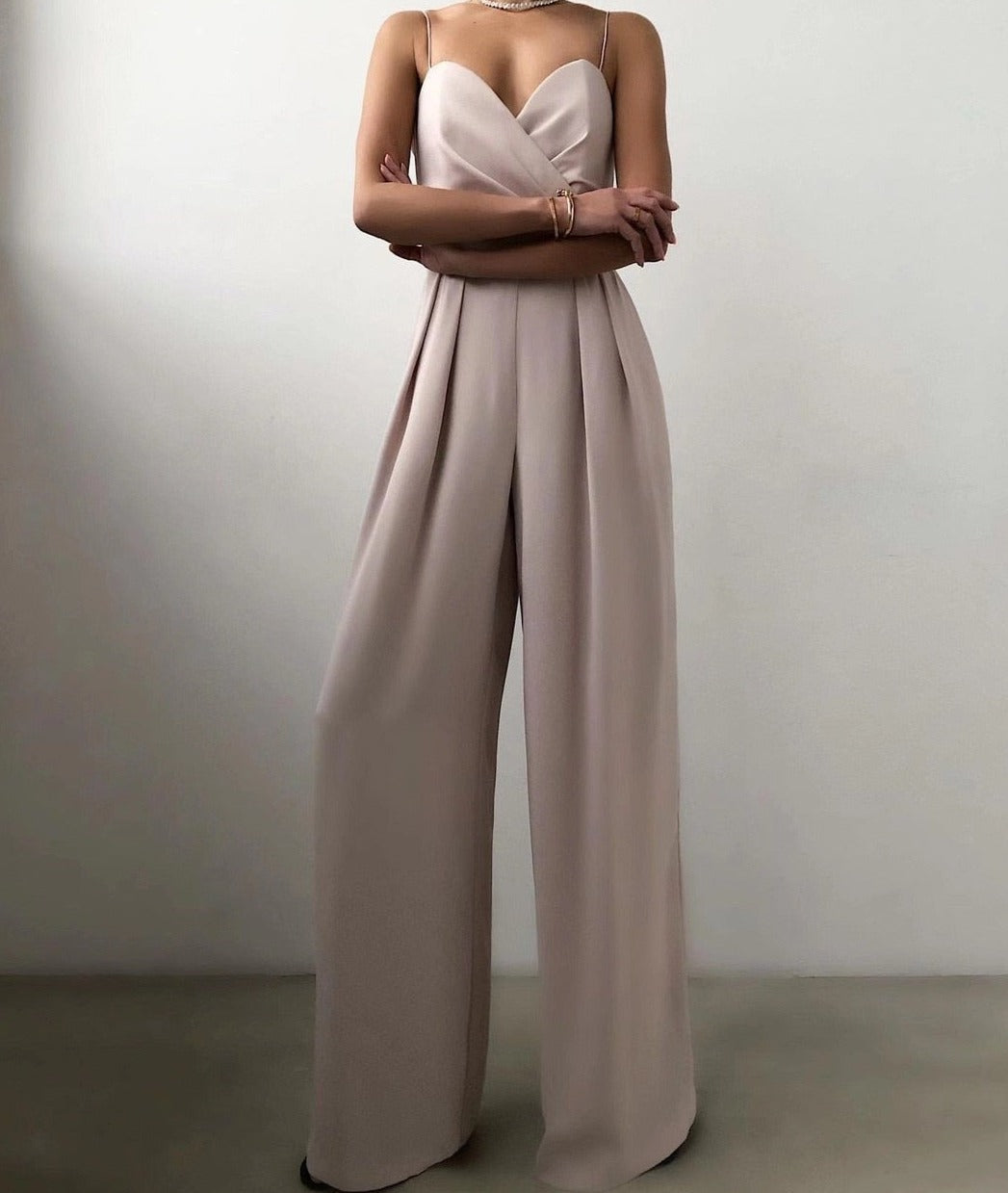 Chic Wide-Leg Culotte Jumpsuit | ventumra