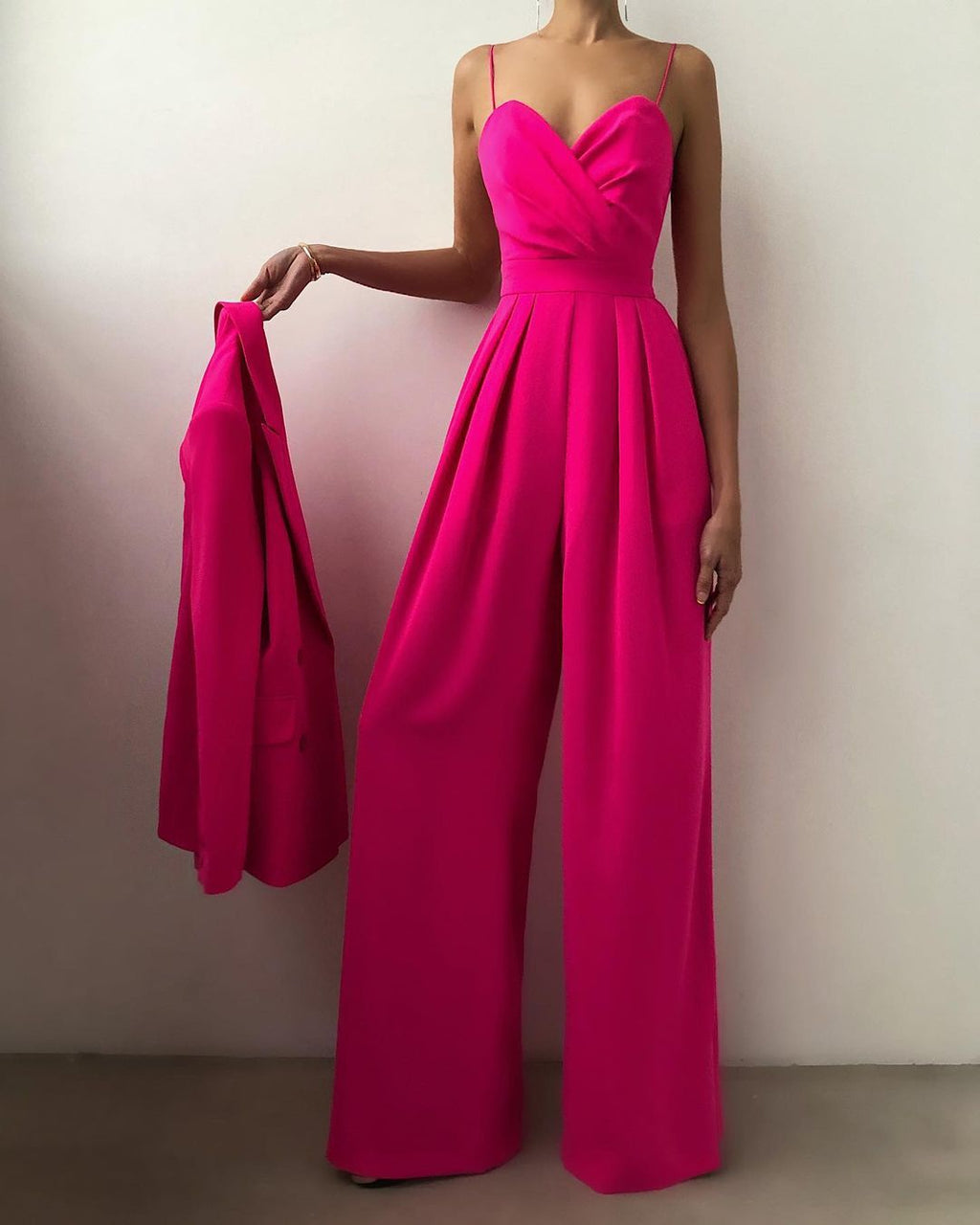 Chic Wide-Leg Culotte Jumpsuit | ventumra
