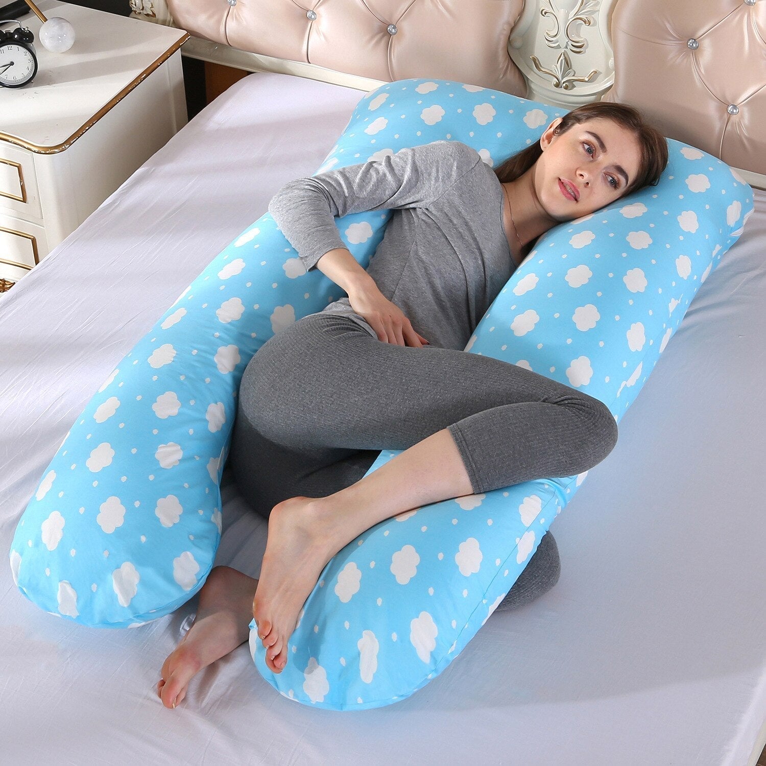 Ergonomic U-Shaped Full Body Support Pillow | ventumra