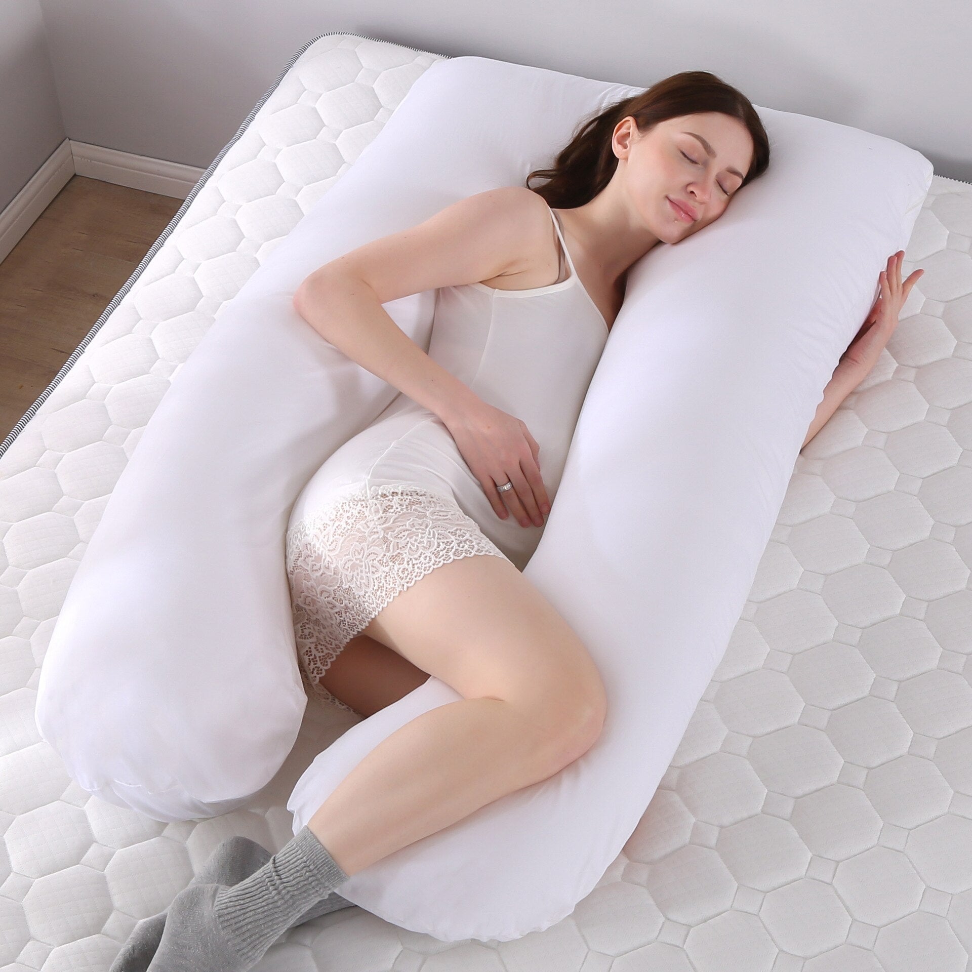 Ergonomic U-Shaped Full Body Support Pillow | ventumra