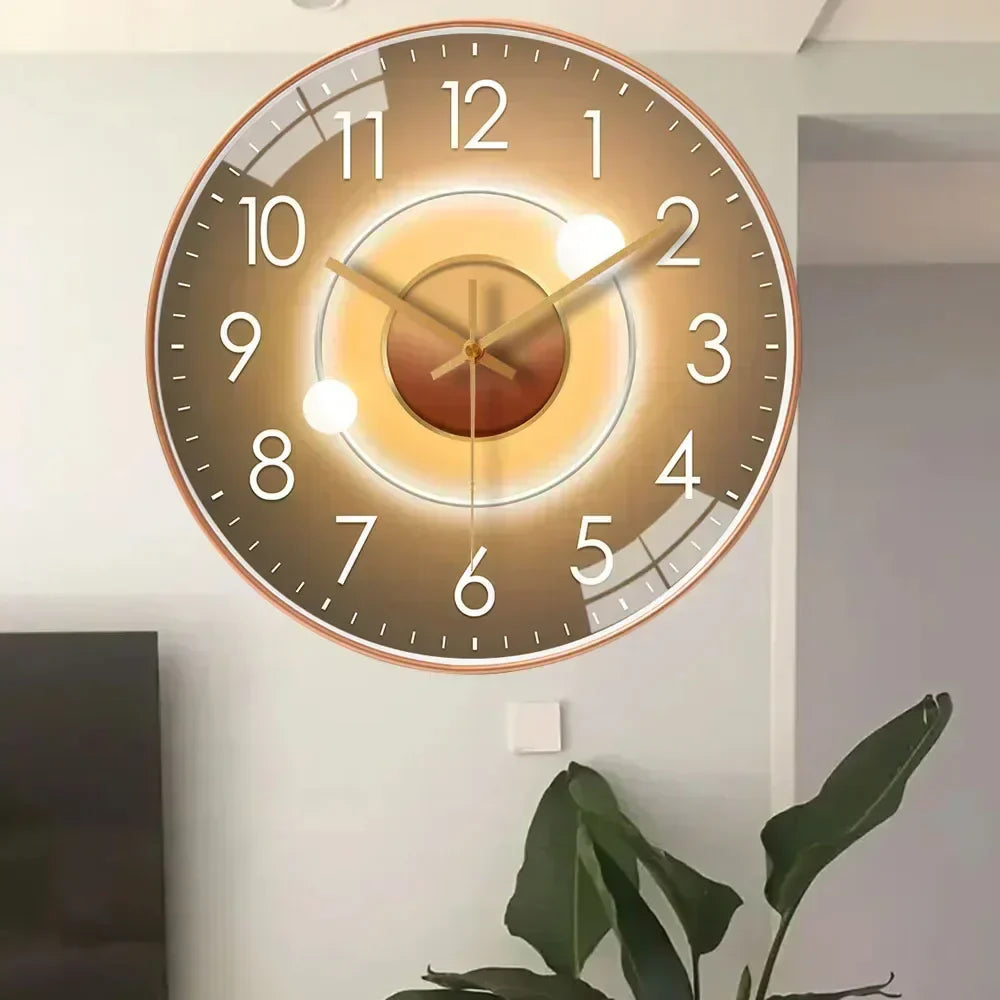 Silent Classic Wall Clock Non-Ticking Elegant Timepiece for Bedroom & Office | ventumra