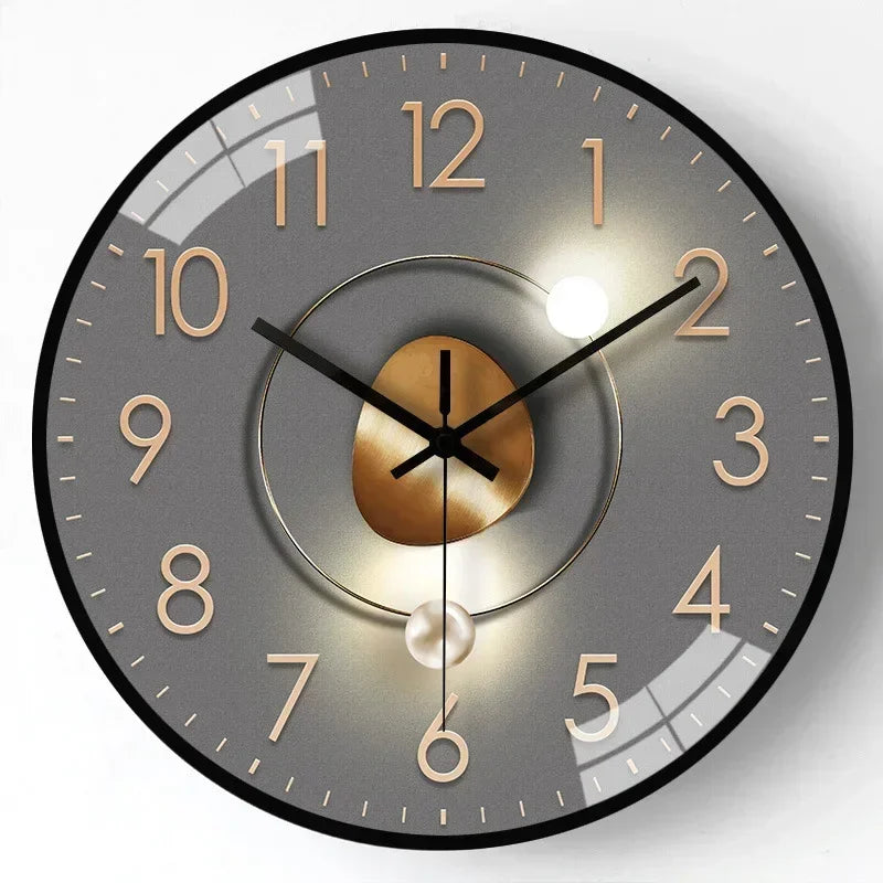 Silent Classic Wall Clock Non-Ticking Elegant Timepiece for Bedroom & Office | ventumra