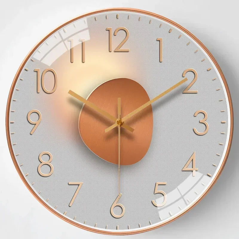 Silent Classic Wall Clock Non-Ticking Elegant Timepiece for Bedroom & Office | ventumra