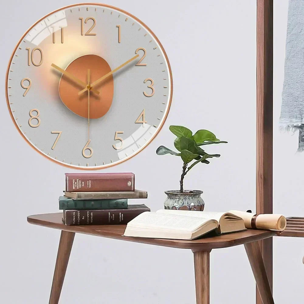 Silent Classic Wall Clock Non-Ticking Elegant Timepiece for Bedroom & Office | ventumra