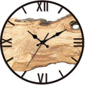Silent Wall Clock Made of Acrylic and Wood | ventumra
