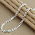 Sterling Silver Chain Necklace - Lucky Elegance | ventumra