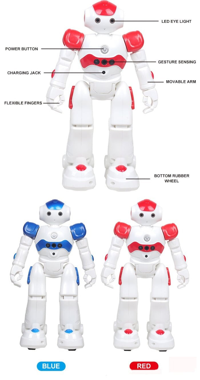 Smart Robot Toy for Kids ThinkBot Interactive Learning Robot Gesture Control Dancing & Talking Rechargeable | ventumra