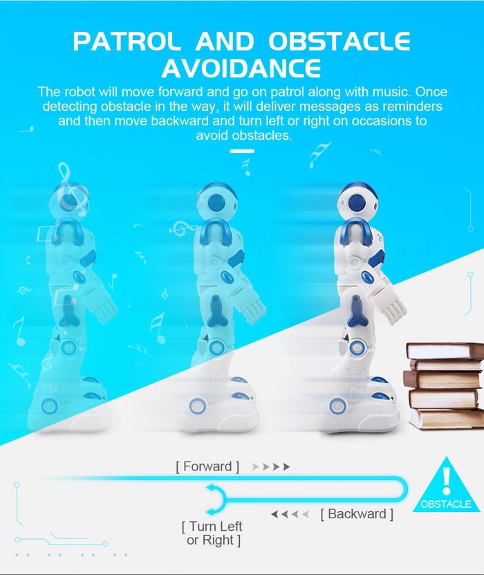 Smart Robot Toy for Kids ThinkBot Interactive Learning Robot Gesture Control Dancing & Talking Rechargeable | ventumra
