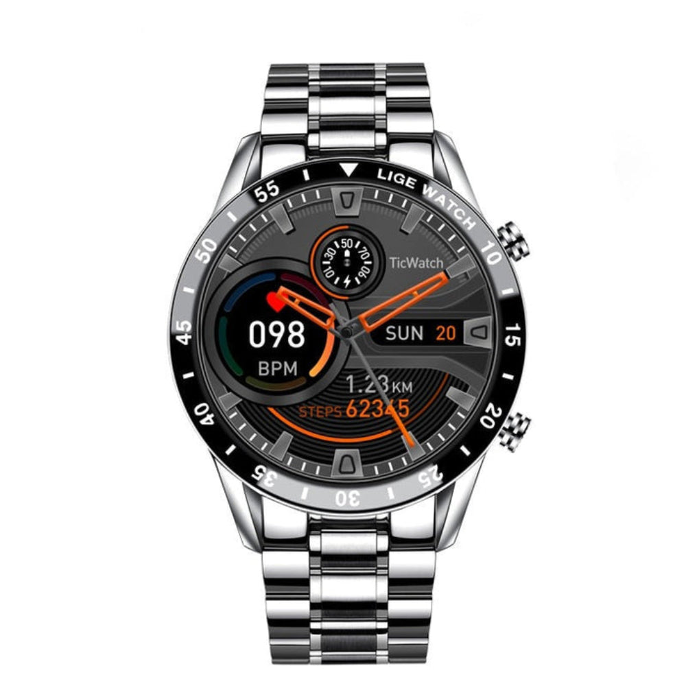 Smartwatch in Stainless Steel Modern Health Tracker | ventumra