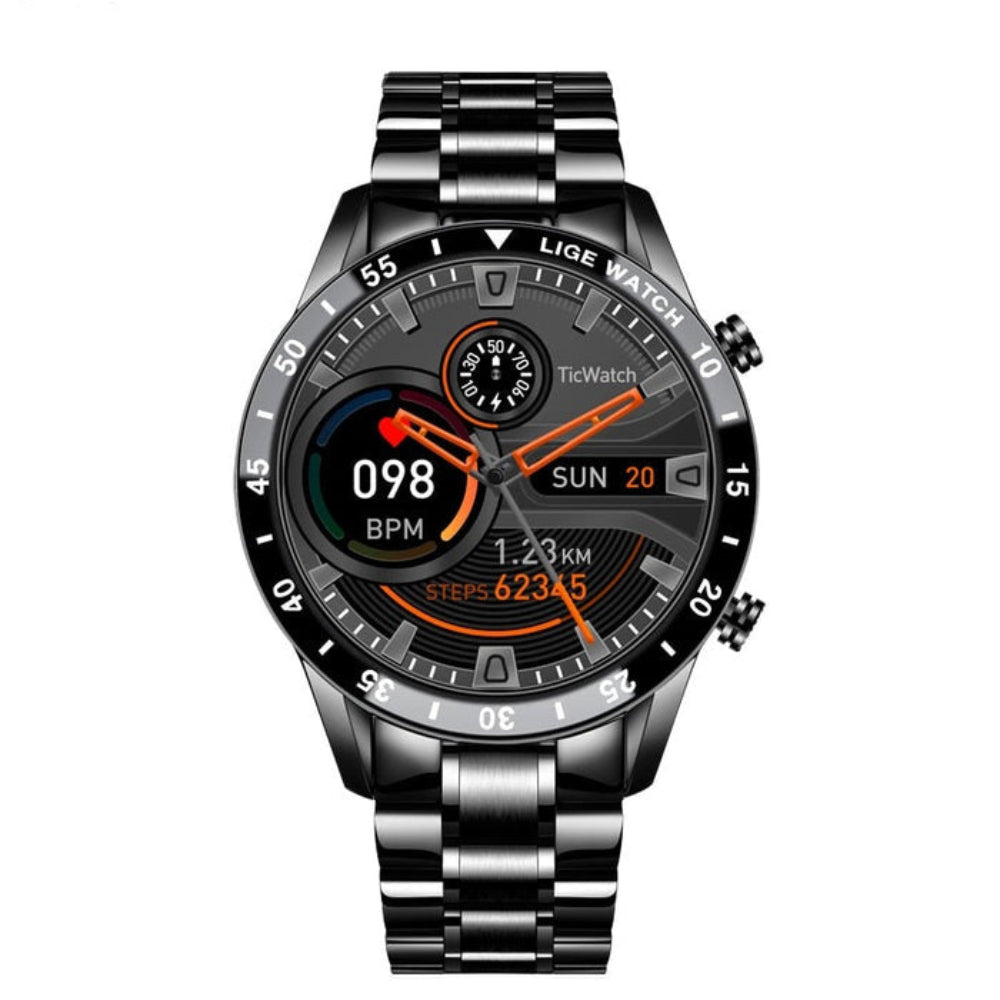 Smartwatch in Stainless Steel Modern Health Tracker | ventumra