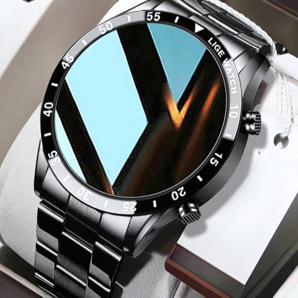Smartwatch in Stainless Steel Modern Health Tracker | ventumra