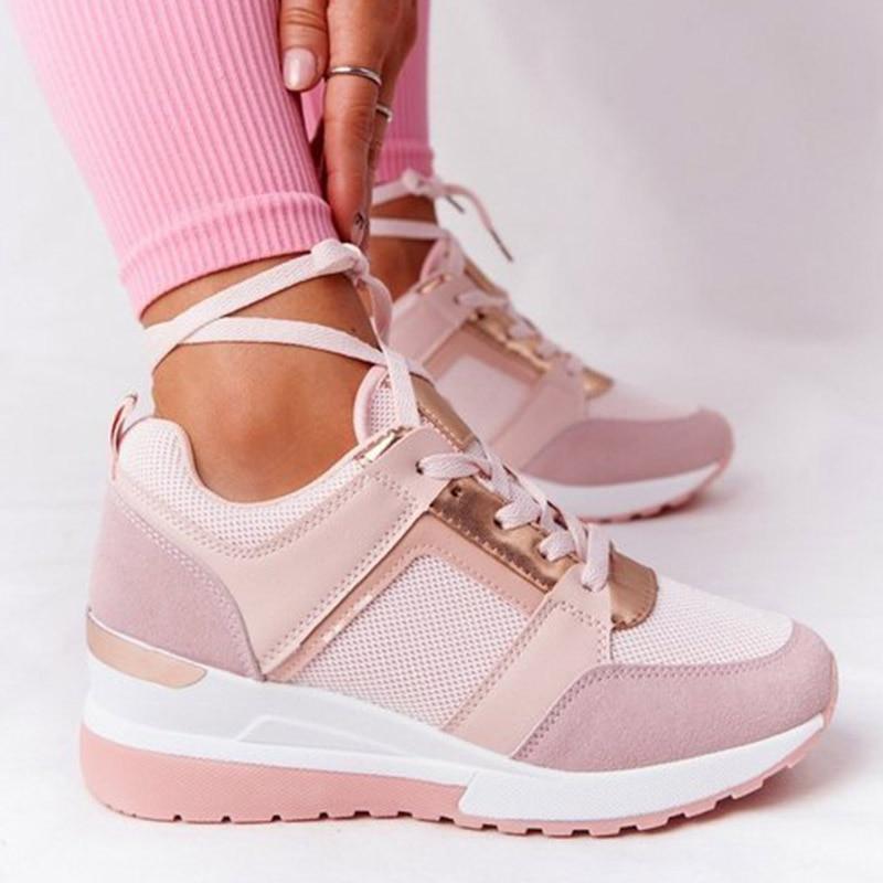 Women's Arch Support Wedge Sneakers | ventumra