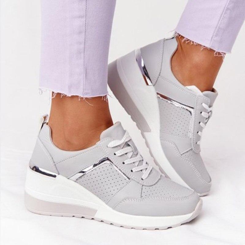 Women's Arch Support Wedge Sneakers | ventumra