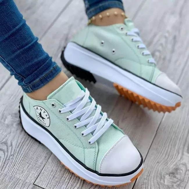 Women's Canvas Platform Sneakers | ventumra