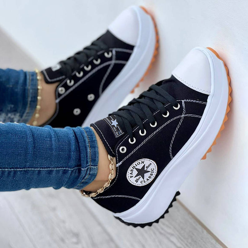 Women's Canvas Platform Sneakers | ventumra