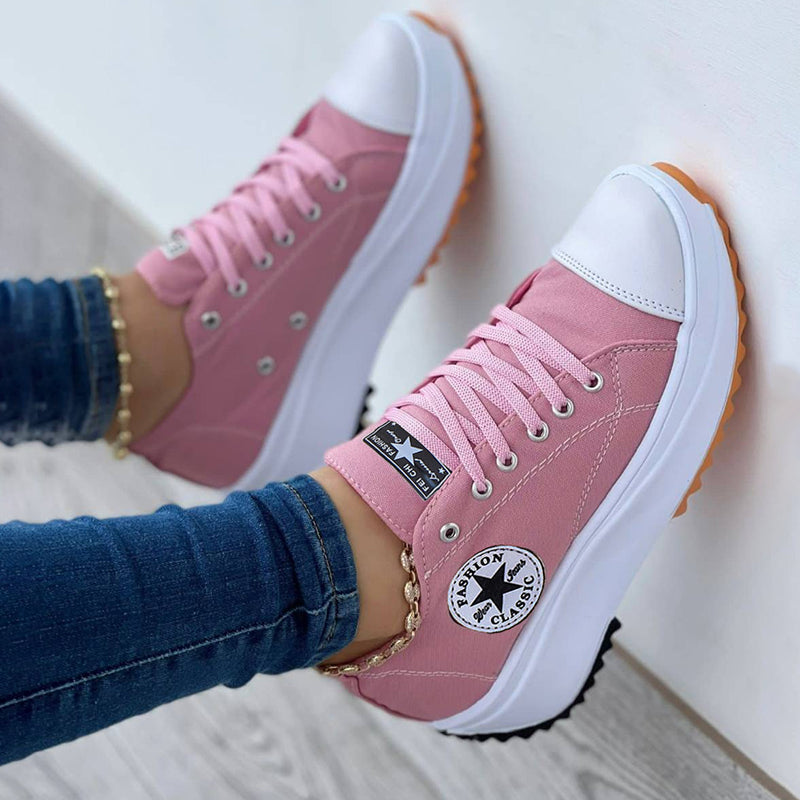 Women's Canvas Platform Sneakers | ventumra