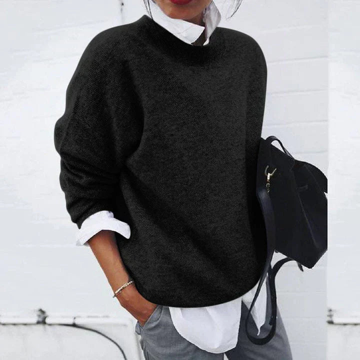 Women's Cozy Essential Knit Sweater | ventumra
