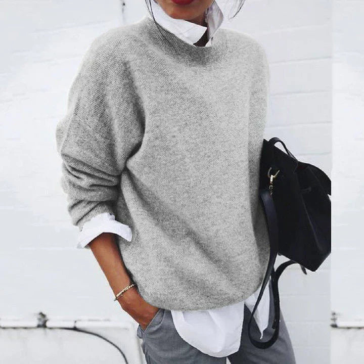 Women's Cozy Essential Knit Sweater | ventumra