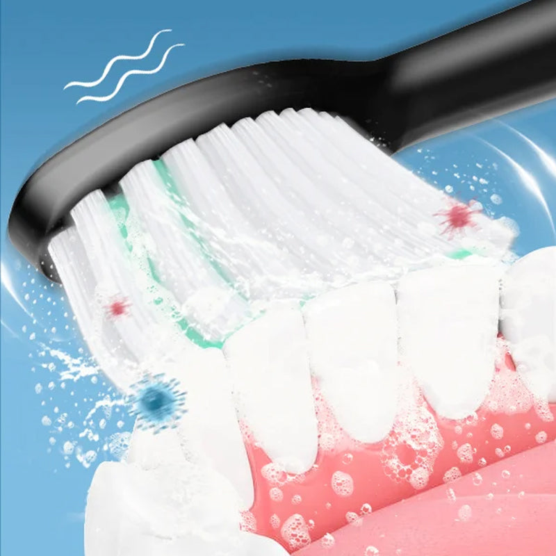 Sonic Electric Toothbrush 6 Modes & IPX7 Waterproof White, Black, Pink | ventumra