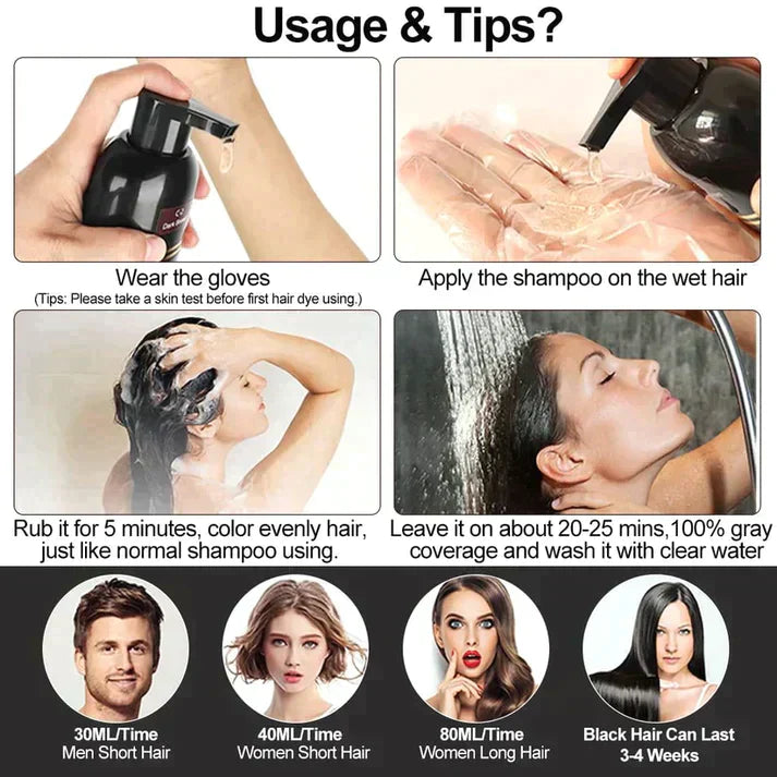 SORT HAIR COLOR SHAMPOO (AYURVEDIC WITHOUT SIDE EFFECTS) | ventumra