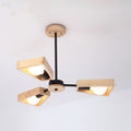 Geometric Wood Sputnik Chandelier | ventumra