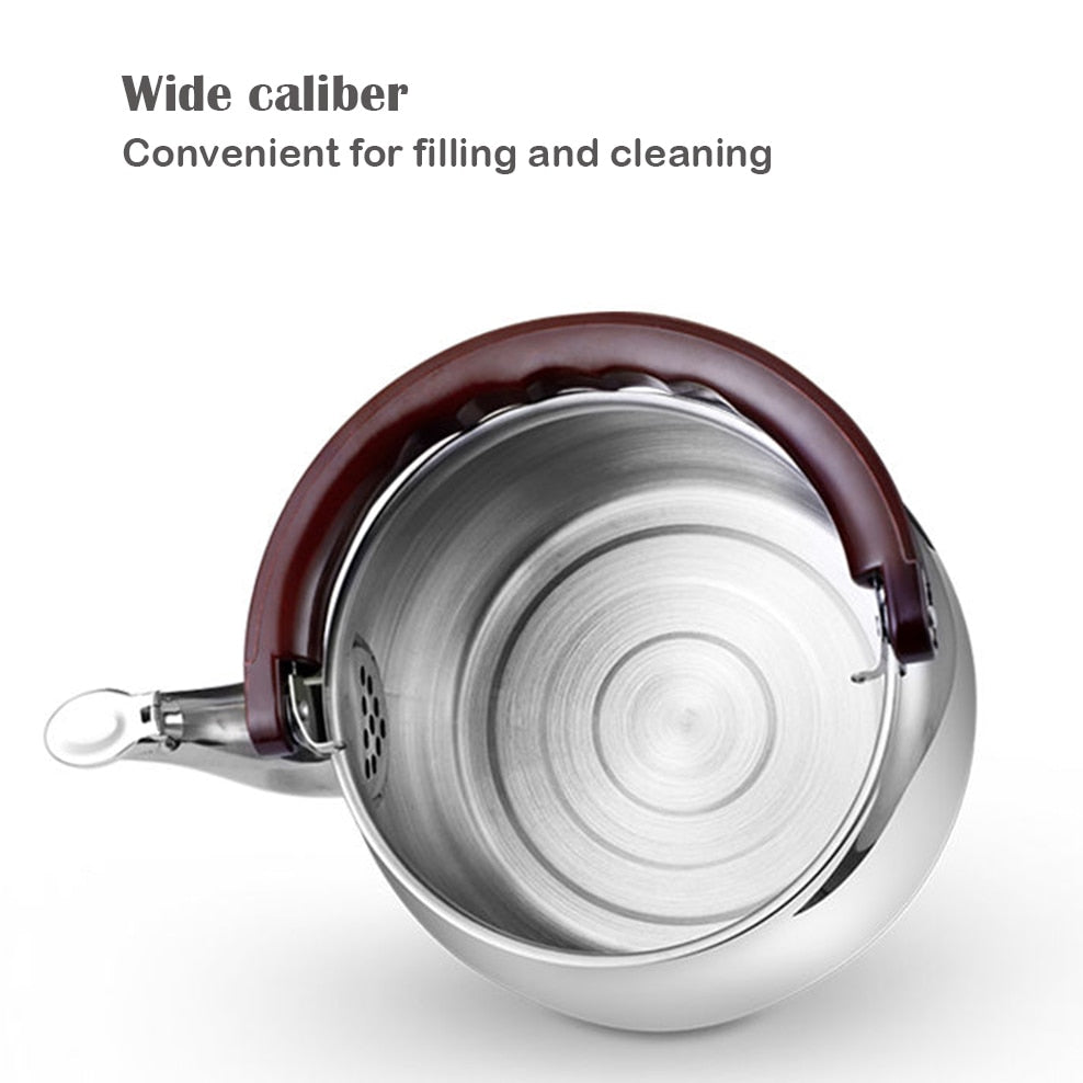 Heavy-Duty Stainless Steel Whistling Tea Kettle | ventumra