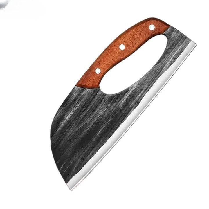 Forged Chef's Knife - Steel Blade, Wooden Handle | ventumra