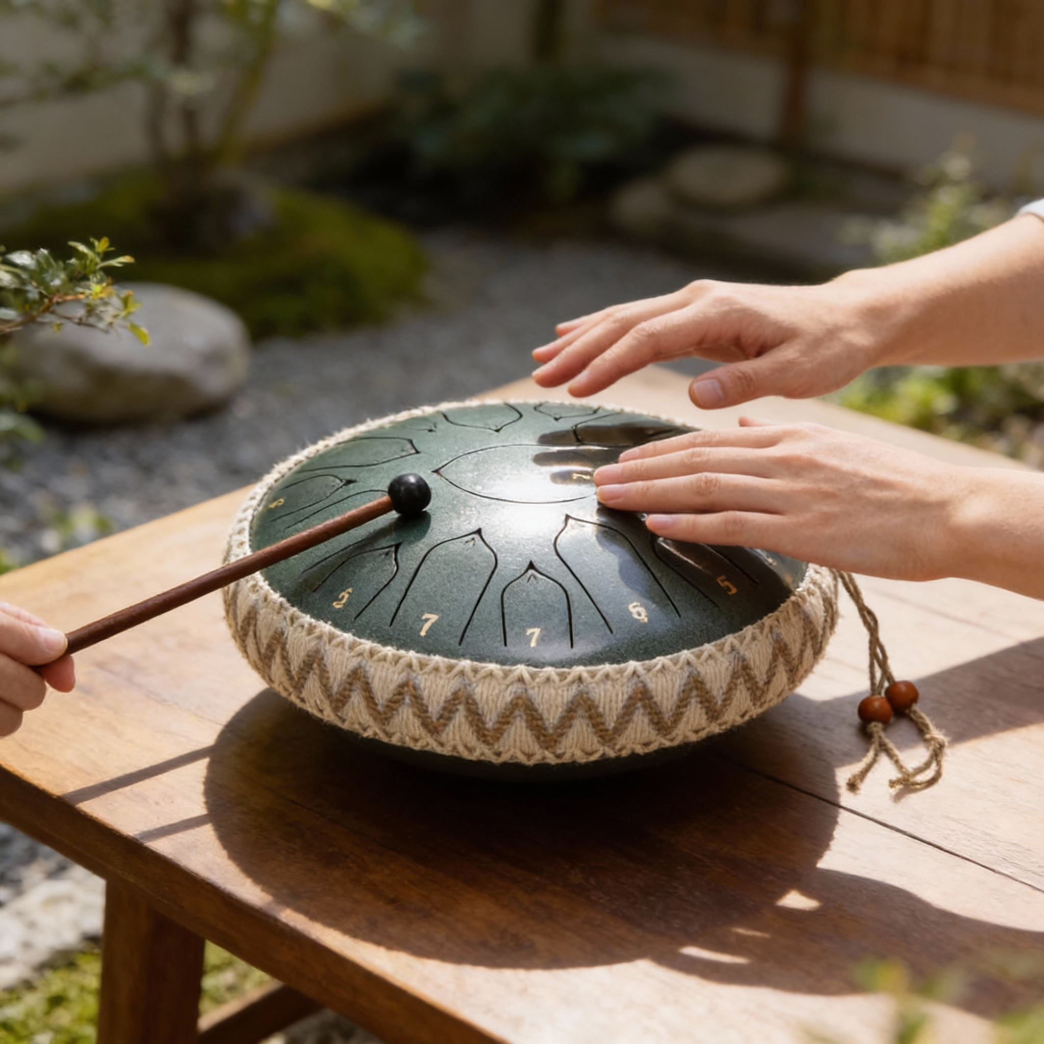 Steel Tongue Drum - C Major Tuned Percussion with Mallets & Bag | ventumra