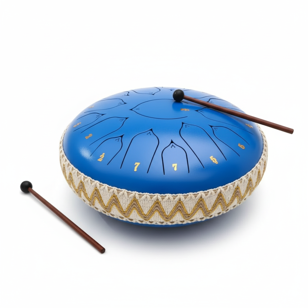 Steel Tongue Drum - C Major Tuned Percussion with Mallets & Bag | ventumra