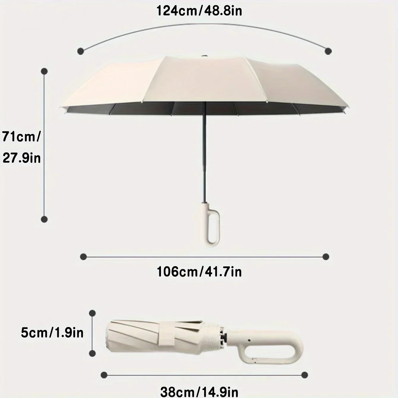 StormGuard Pro Compact Umbrella | ventumra