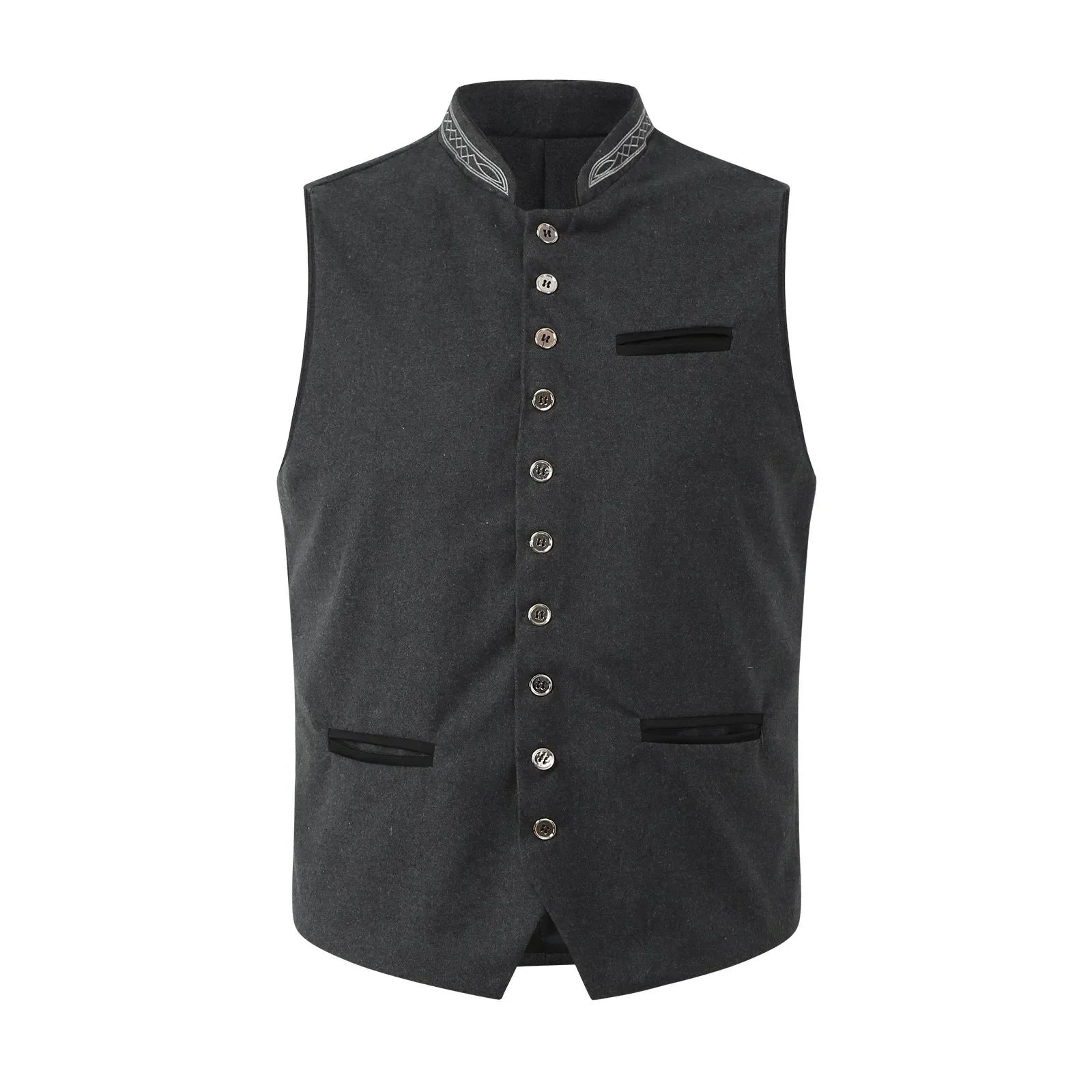 Men's Classic Embroidered Vest | ventumra