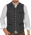 Men's Classic Embroidered Vest | ventumra
