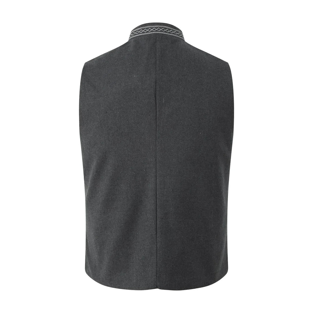 Men's Classic Embroidered Vest | ventumra