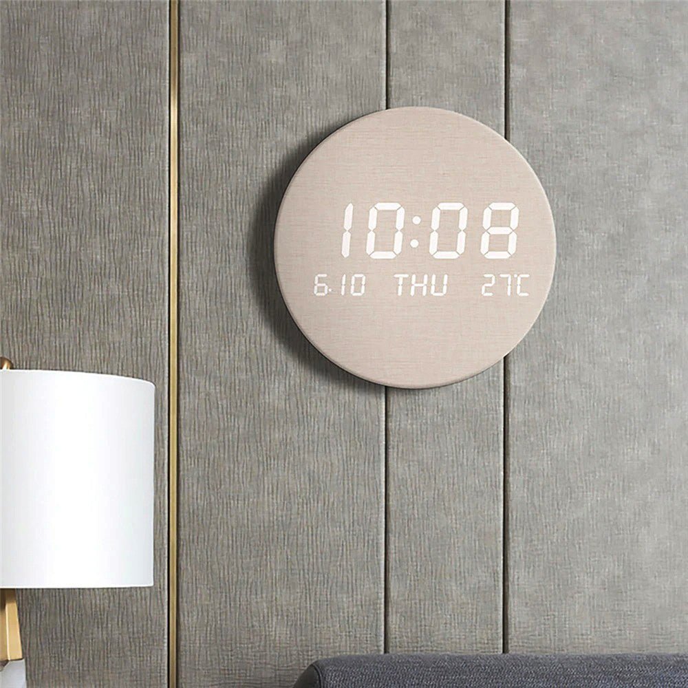 Svenna Digital Clock Minimalist Scandinavian Design | ventumra
