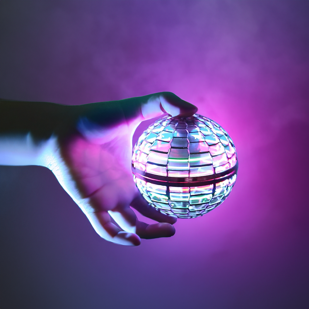 Flying Orb Ball LED Aerodynamic Spinner Drone | ventumra