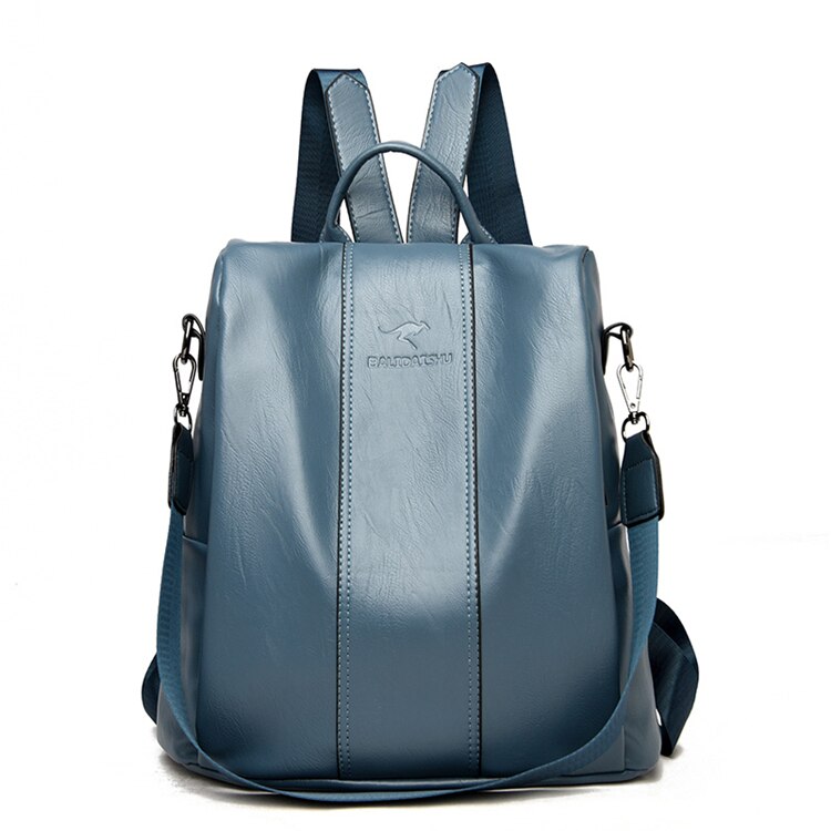 Vintage Leather Convertible Backpack for Women | ventumra