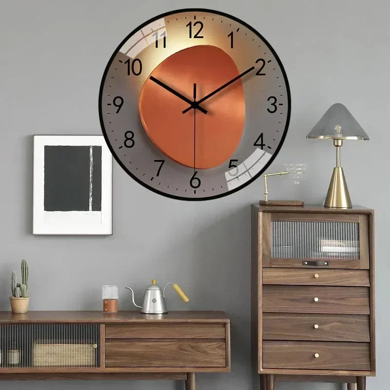 Serene Timepiece Quiet Modern Wall Clock Hassle-Free Decor | ventumra