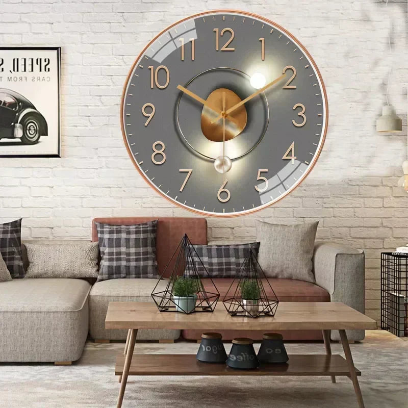 Serene Timepiece Quiet Modern Wall Clock Hassle-Free Decor | ventumra