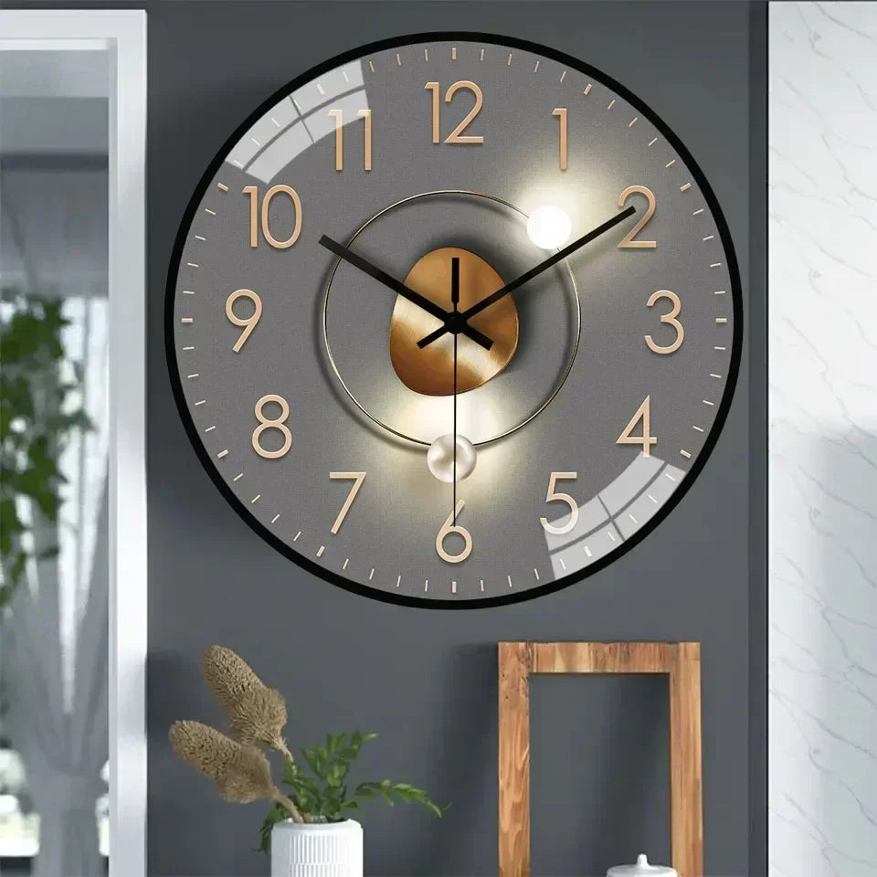 Serene Timepiece Quiet Modern Wall Clock Hassle-Free Decor | ventumra
