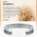 To My Daughter Proud of You Love Dad Bracelet | ventumra