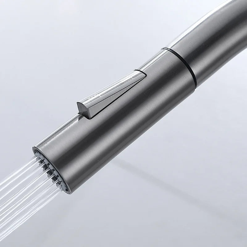 TouchTech Touchless Sensor Kitchen Faucet with Pull-Down Sprayer | ventumra