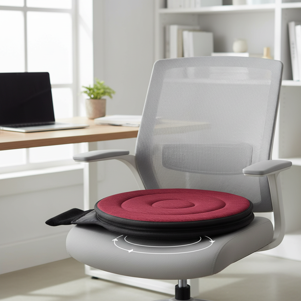 TurnEase 360° Rotating Seat Cushion – Comfortable Swivel Cushion for Car, Office & Home | ventumra