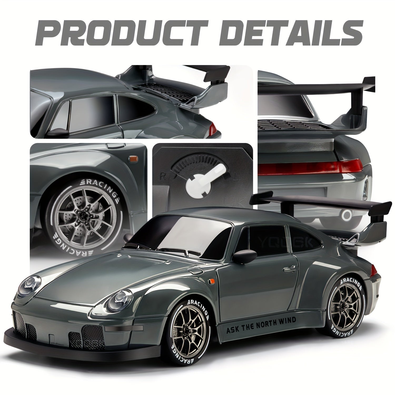 Ultimate 1:24 RC Drift Car with LED Wheels – Rechargeable 4WD Racing Toy | ventumra