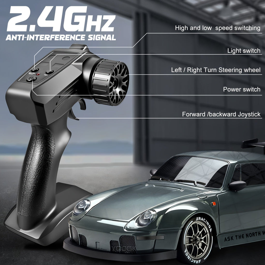 Ultimate 1:24 RC Drift Car with LED Wheels – Rechargeable 4WD Racing Toy | ventumra